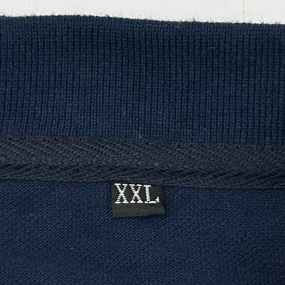 Bitcoin Polo T Shirt Mens L Large Blue Cryptocurrency BTC Officially Licensed - Picture 6 of 9